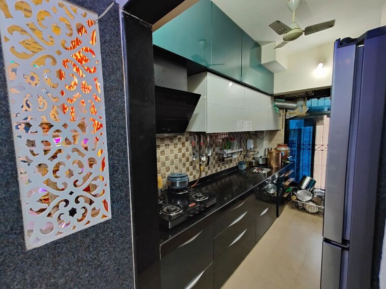 Kitchen, progressive-group-signature 2 Bedroom 1200 Sq.Ft. Apartment In Ghansoli Navi Mumbai 10642996