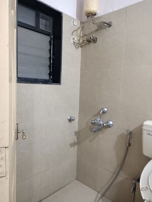 Bathroom in 3 BHK Apartment at Progressive Group Signature, Ghansoli – for Rent