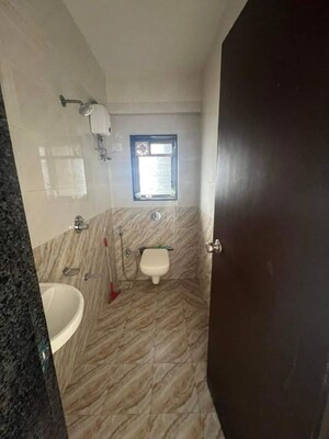 Bathroom in 1 BHK Apartment at Pyramid I Signature Height, Ghansoli – for Rent