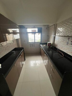 Kitchen in 1 BHK Apartment at Pyramid I Signature Height, Ghansoli – for Rent