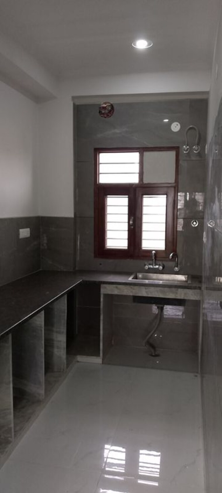 Kitchen, spring-field 1.5 Bedroom 100 Sq.Yd. Builder Floor In Sector 31 Faridabad 10643026