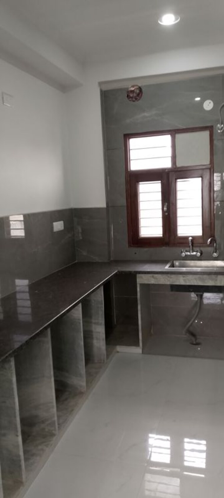 Kitchen, spring-field 1.5 Bedroom 100 Sq.Yd. Builder Floor In Sector 31 Faridabad 10643026
