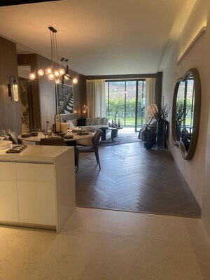 Living Room in 3.5 BHK Apartment at Tribeca Yoo One, Nibm – for Sale
