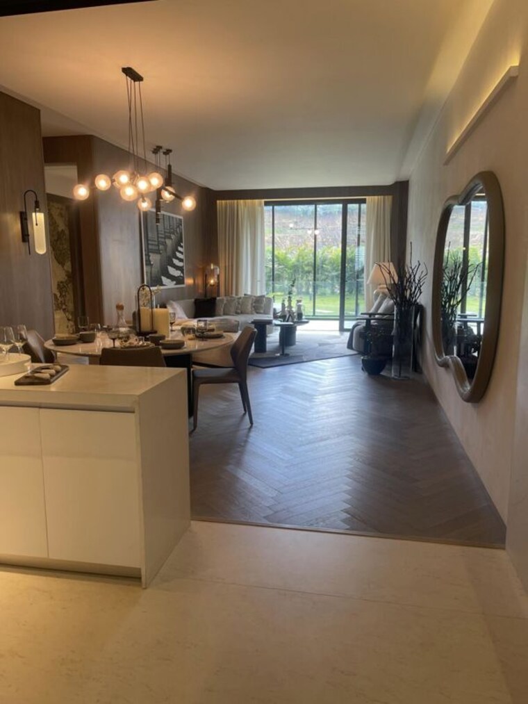 Living Room, tribeca-yoo-one 3.5 Bedroom 1689 Sq.Ft. Apartment In Nibm Pune 10642999