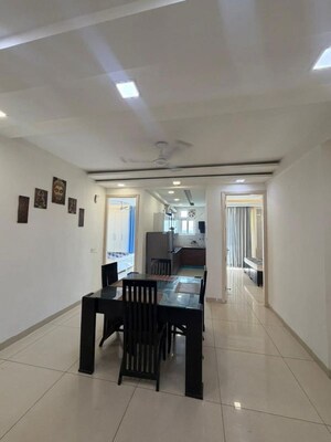 Dining area in 3 BHK Apartment at Maxxus Elanza, International Airport Road – for Rent
