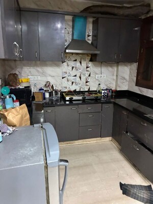 Kitchen in 4 BHK Builder Floor at Rajouri Garden – for Rent