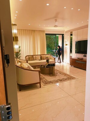 Living Room in 3 BHK Apartment at Vedant Eminent, Akota – for Sale