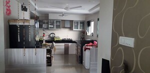 Kitchen in 3 BHK Apartment at Karve Putala, Kothrud – for Rent