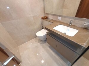 Bathroom in 1 BHK Apartment at Mahavir Kalpavruksha, Ghodbunder Road – for Rent