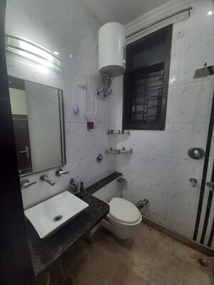 Bathroom in 2 BHK Builder Floor at Subhash Nagar – for Rent