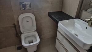 Bathroom in 3 BHK Apartment at Smart World Orchard, Sector 61 – for Rent