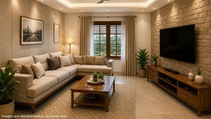 Living Room in 3 BHK Independent House at Ottapalam – for Sale