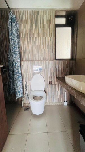 Bathroom in 2 BHK Apartment at Shapoorji Pallonji Vicinia, Powai – for Rent