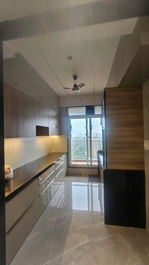 Kitchen in 2 BHK Apartment at L And T Seawoods Residences, Seawoods – for Rent