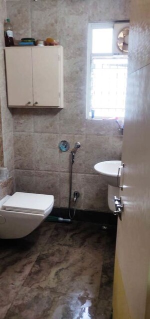 Bathroom in 2 BHK Apartment at Janhavi Apartment, Kothrud – for Rent