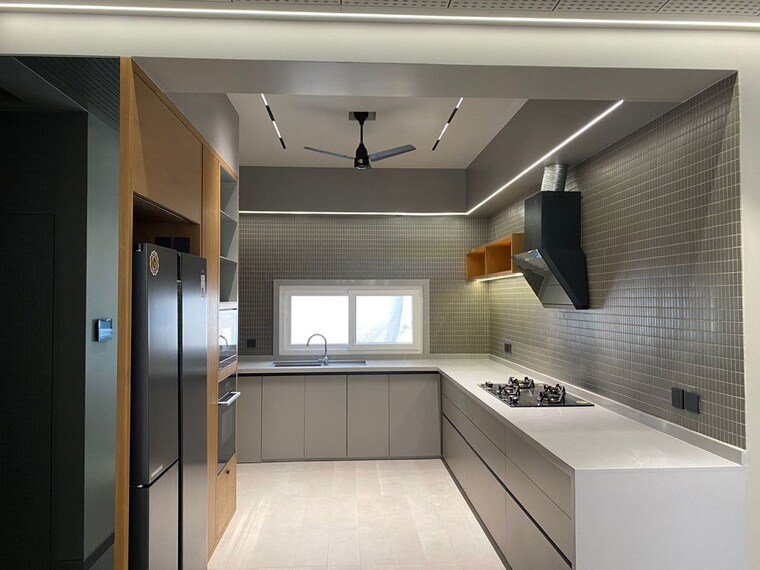 Kitchen, artham-eminence 4 Bedroom 2894 Sq.Ft. Penthouse In Bhayli Vadodara 10643217