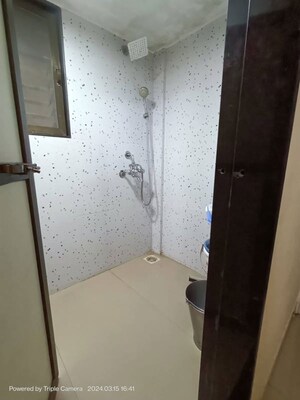 Bathroom in 1 BHK Apartment at Nestle Apartment, Andheri West – for Rent