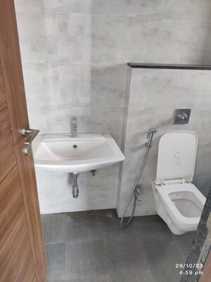 Bathroom in 3 BHK Apartment at Wakad – for Sale