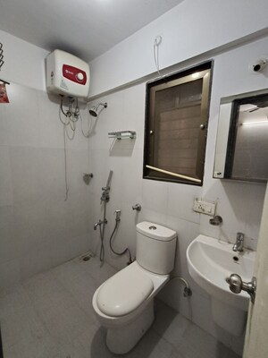 Bathroom in 3 BHK Apartment at Acme Ozone, Manpada – for Rent