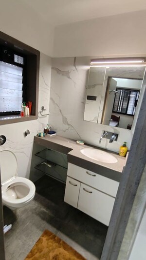 Bathroom in 3 BHK Apartment at Chembur – for Rent