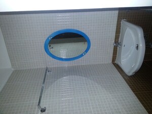 Bathroom in 2 BHK Apartment at Ozone Evergreens, Harlur – for Rent