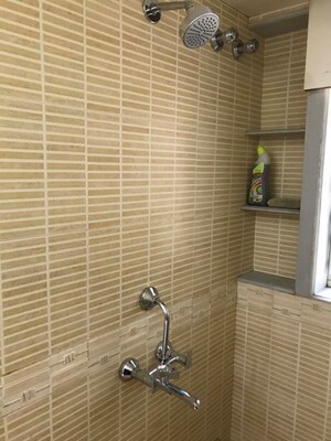 Bathroom in 2 BHK Apartment at Atlas Skywalker CHS, Andheri West – for Rent