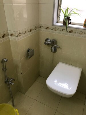 Bathroom in 2 BHK Apartment at Atlas Skywalker CHS, Andheri West – for Rent