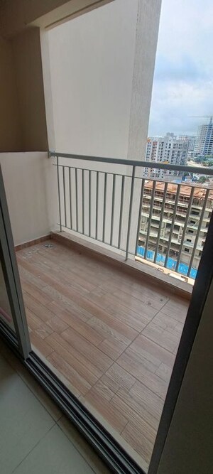 Balcony in 2 BHK Apartment at Mahindra Happinest Tathawade Phase 1, Tathawade – for Rent