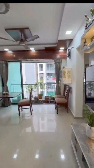 Living Room in 2 BHK Apartment at Man Opus, Mira Road – for Sale