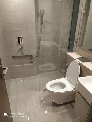 Bathroom in 4 BHK Apartment at Akshar One Akshar, Sanpada – for Rent