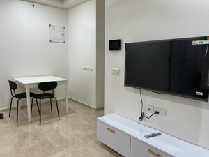 Kitchen in 1 BHK Apartment at Raunak Unnathi Woods, Ghodbunder Road – for Rent