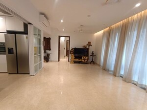 Living Room in 1 BHK Apartment at Raunak Unnathi Woods, Ghodbunder Road – for Rent