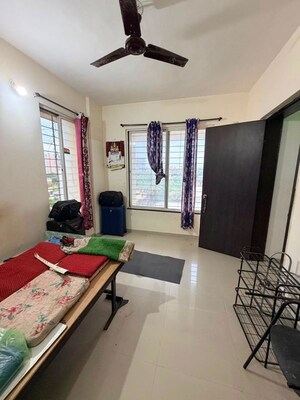 Bedroom in 2 BHK Apartment at Krisala Krisanta Skyline, Dehu Road – for Rent
