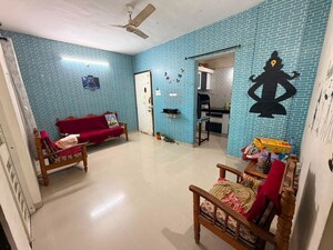 Living Room in 2 BHK Apartment at Krisala Krisanta Skyline, Dehu Road – for Rent