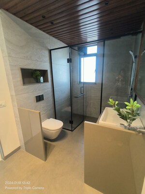 Washroom in 4 BHK Apartment at Uma Residences, Bhayli – for Sale