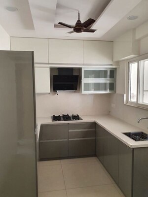 Kitchen in 3 BHK Apartment at Aparna Serene Park, Kondapur – for Rent