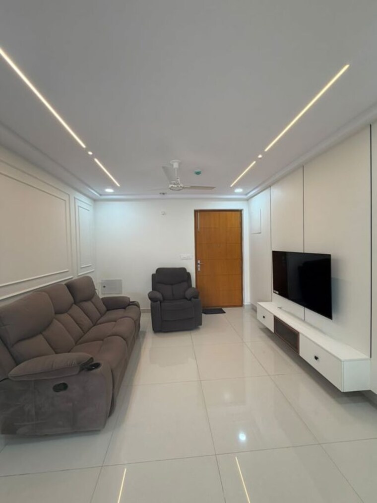 Living Room, asbl-spectra 3 Bedroom 2220 Sq.Ft. Apartment In Financial District Hyderabad 10643533