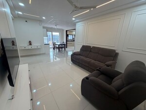 Living Room in 3 BHK Apartment at ASBL Spectra, Financial District – for Rent