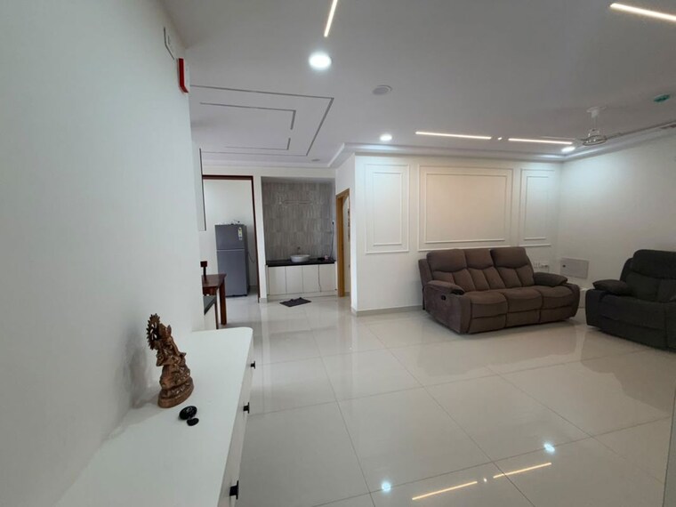 Living Room, asbl-spectra 3 Bedroom 2220 Sq.Ft. Apartment In Financial District Hyderabad 10643533
