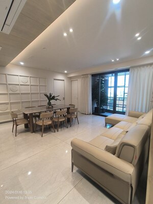 Living Room in 5 BHK Apartment at Uma Residences, Bhayli – for Sale