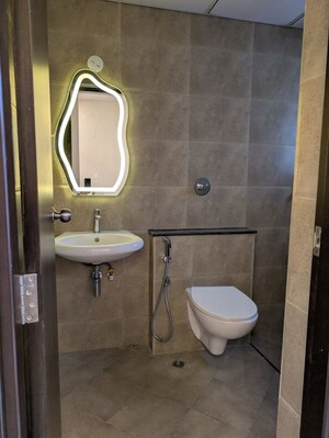 Bathroom in 1 RK Apartment at Provident Capella, Whitefield – for Rent