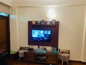 Living Room in 3 BHK Apartment at Shivalik Colony – for Sale