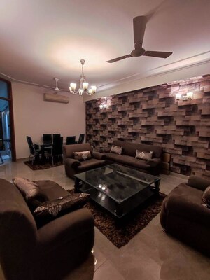 Living Room in 3 BHK Apartment at Shivalik Colony – for Sale