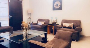 Living Room in 3 BHK Apartment at Shivalik Colony – for Sale
