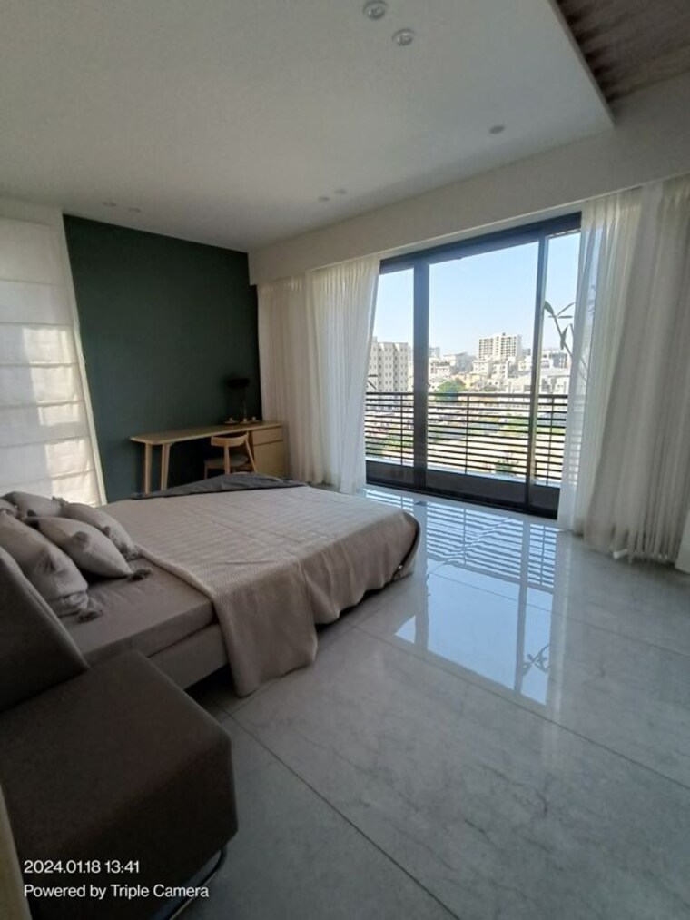 Bedroom, uma-residences 6 Bedroom 7674 Sq.Ft. Apartment In Bhayli Vadodara 10643578