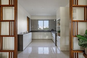 Kitchen in 4 BHK Apartment at Samanvay Solitaire, Vasna Bhayli Road – for Sale