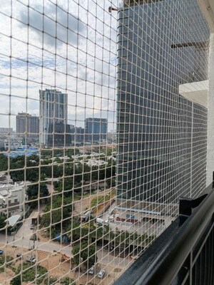 Balcony in 3 BHK Apartment at Prestige Tranquil, Kokapet – for Rent