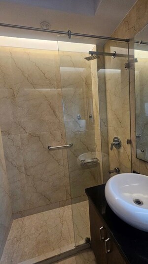 Bathroom in 3 BHK Builder Floor at New Rajinder Nagar – for Rent