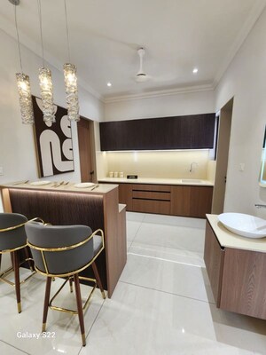 Dining Room in 4 BHK Apartment at Gauri Florencia, Sevasi – for Sale