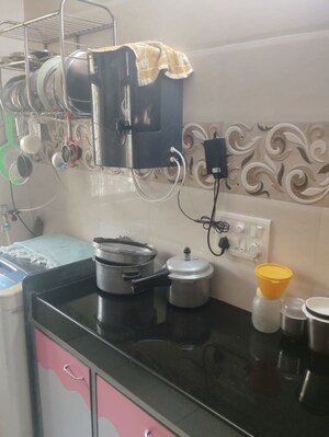 Team Area in 1 BHK Apartment at Lalani Residency, Kavesar – for Rent